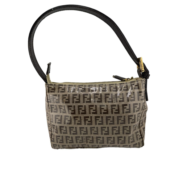 Sold‼️Fendi PVC Vintage Monogram Mini Baguette - Picture 3 of 9